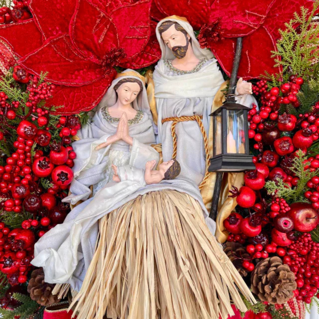Guirlanda da Sagrada Família com LED – 65cm