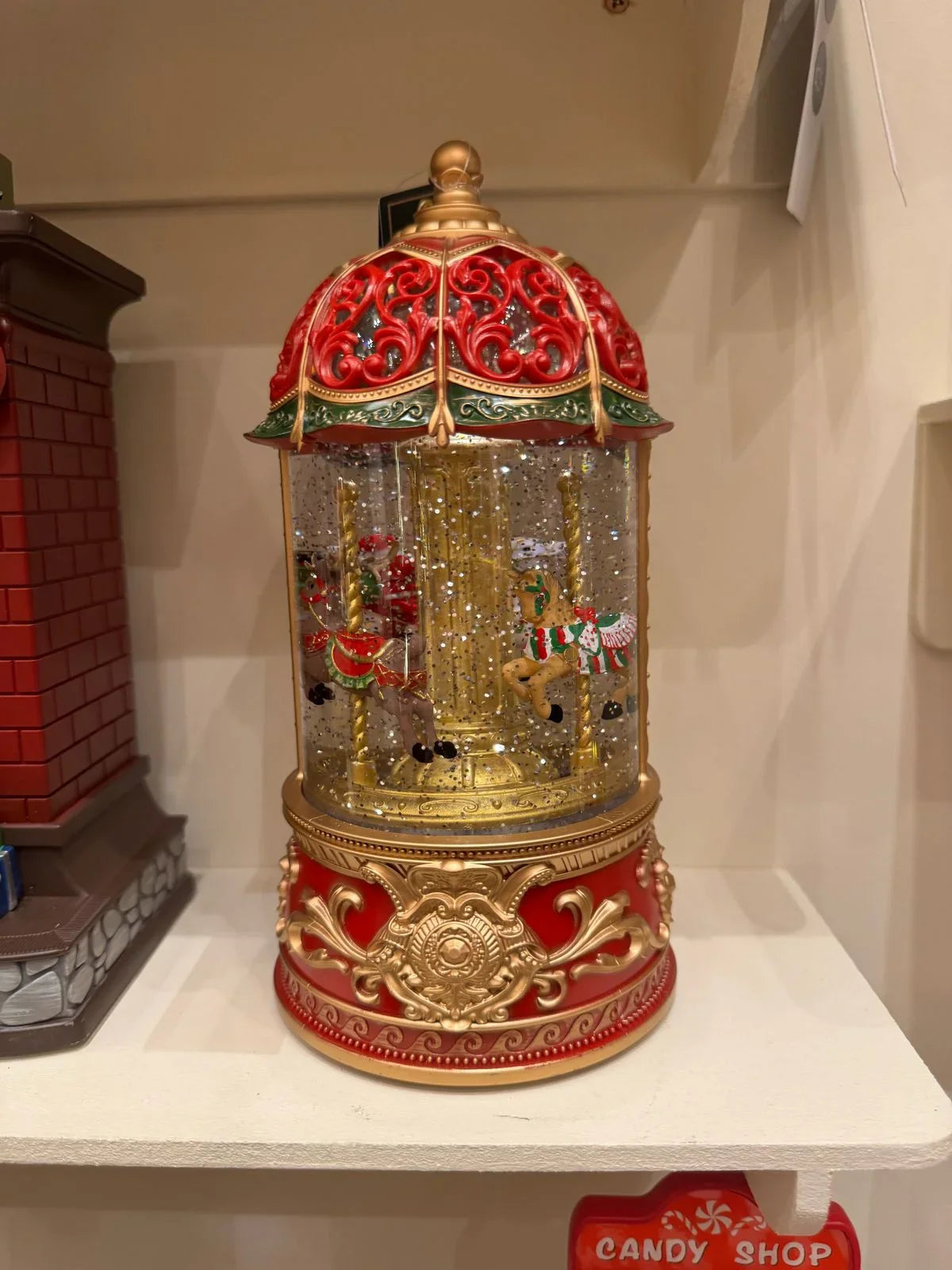 Cenário Carrossel 22cm • Água, Luz, Som e Movimento