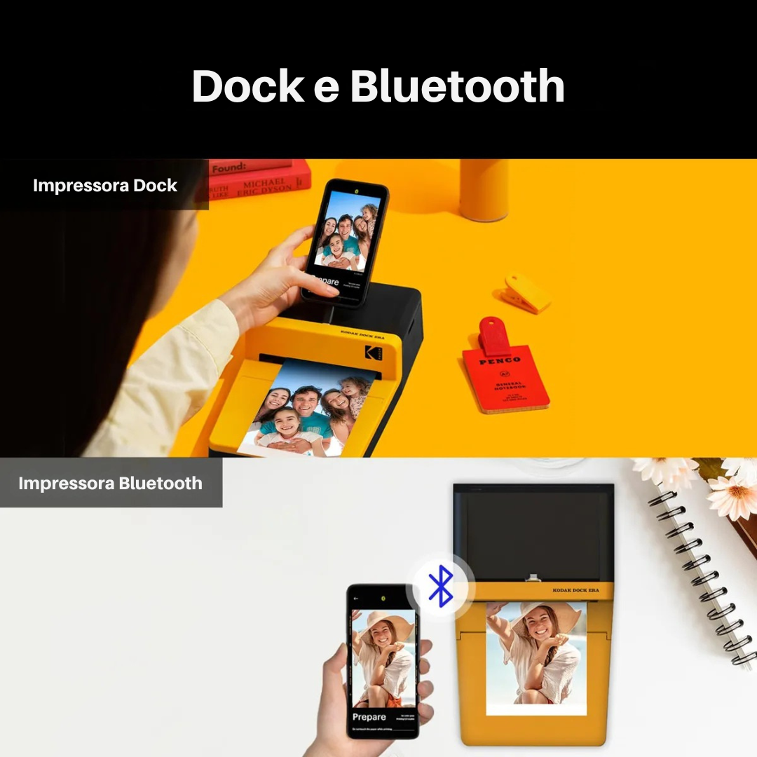 Impressora Fotográfica Kodak Era Plus 4pass Portátil - Android e iPhone