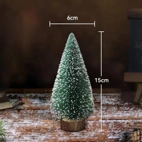 Mini Pinheiros de Natal com luz LED