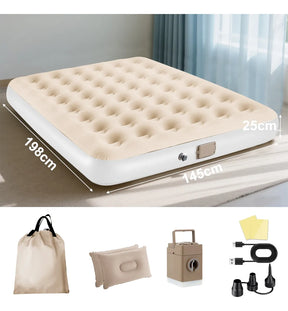 Colchão Inflável Queen com 2 Travesseiro