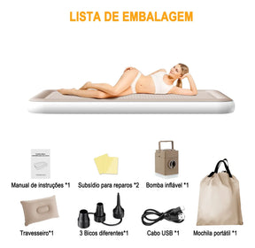 Colchão Inflável Queen com 2 Travesseiro